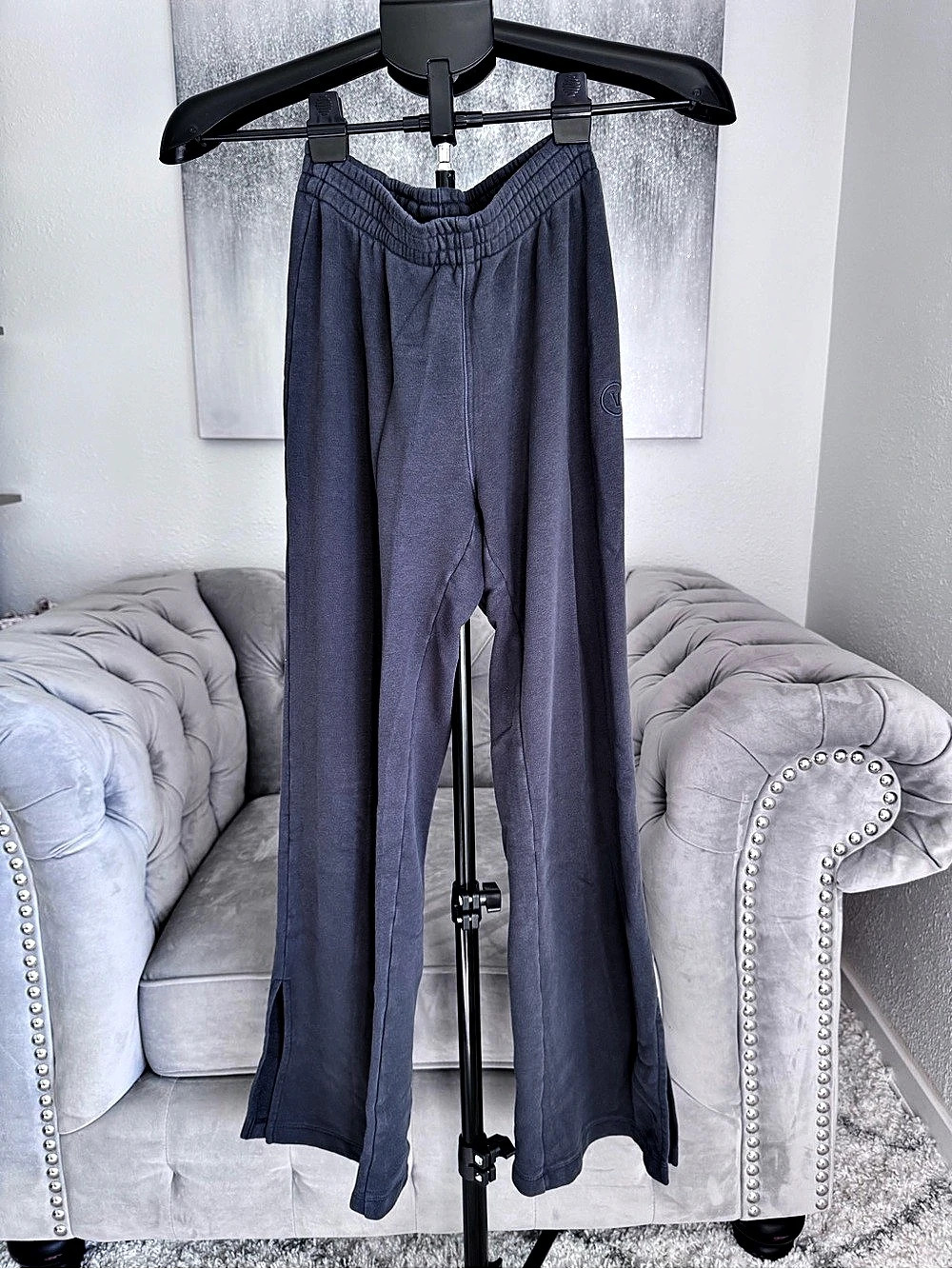 Vuori Sedona Midrise Wideleg Sweatpant Gray XS